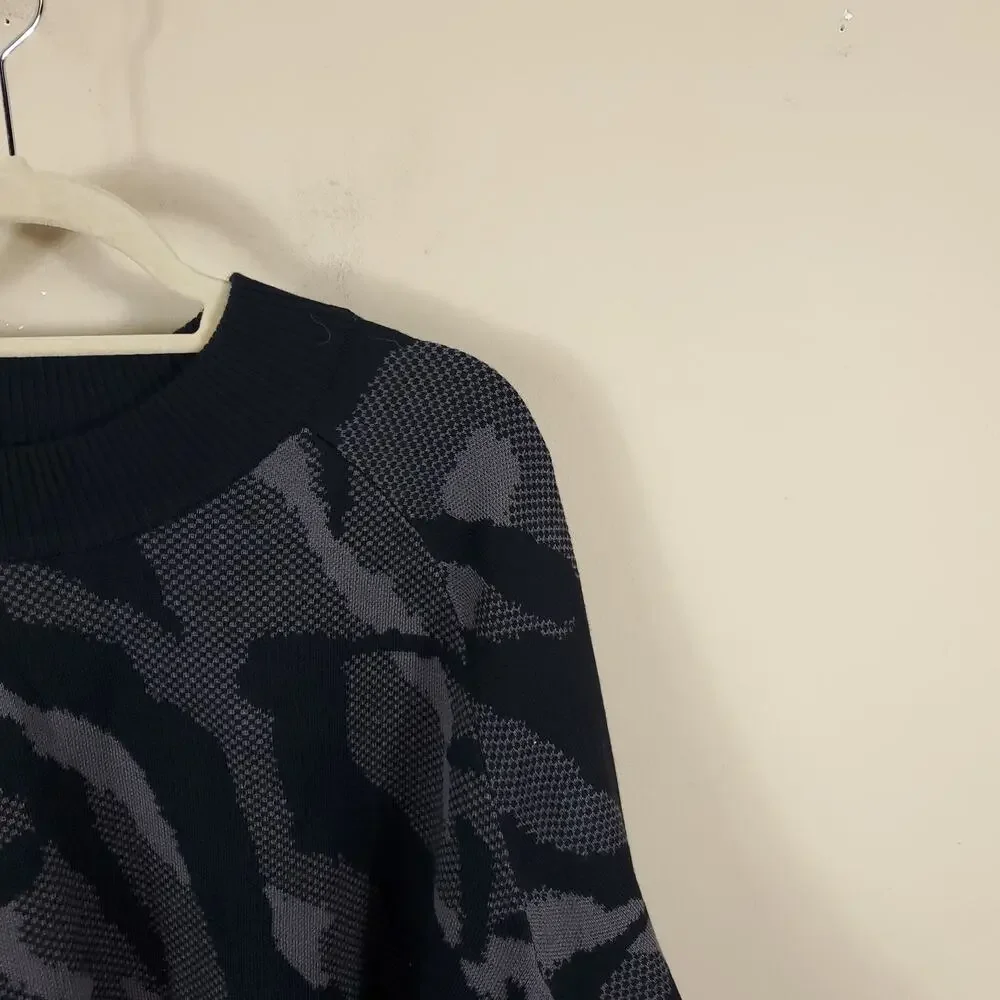 Athleta Jacquard Crew Sweater Women's Size L - Picture 2 of 11